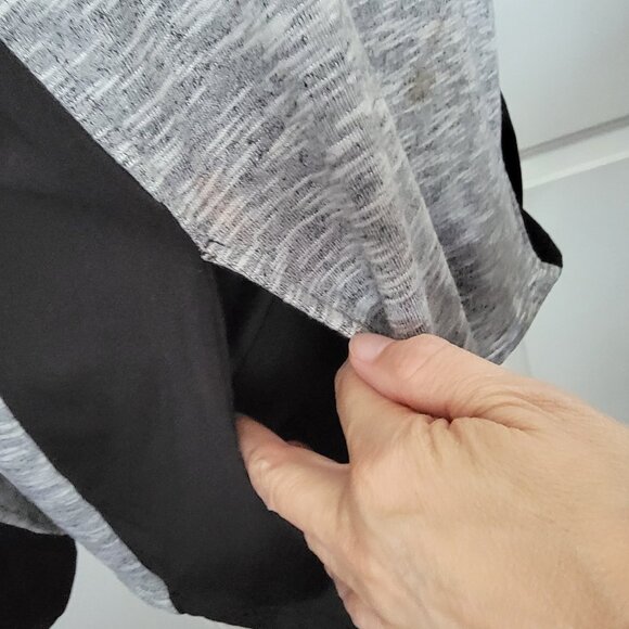 Women's Full-Zip Athletic Jacket Heather Gray & Black - Picture 5 of 14